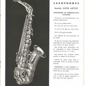 Saxophone Alto Pierret - atelier occazik